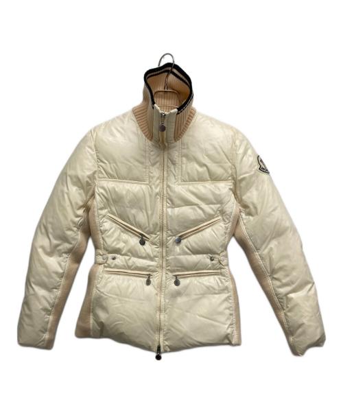 MONCLER（モンクレール）MONCLER (モンクレール) ダウンジャケット ホワイト サイズ:1の古着・服飾アイテム