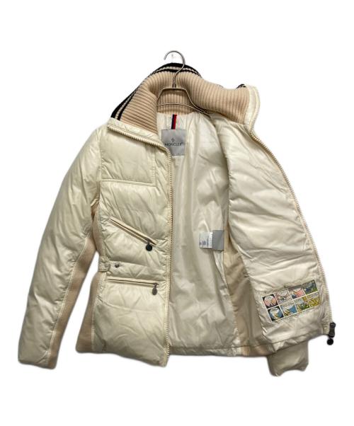 MONCLER（モンクレール）MONCLER (モンクレール) ダウンジャケット ホワイト サイズ:1の古着・服飾アイテム