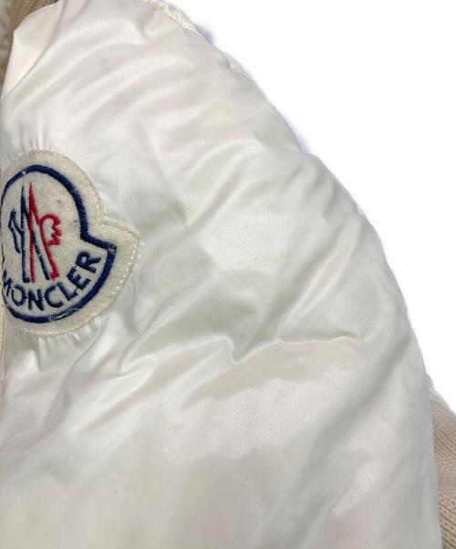 MONCLER（モンクレール）MONCLER (モンクレール) ダウンジャケット ホワイト サイズ:1の古着・服飾アイテム