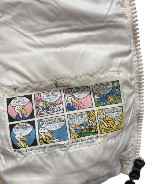 MONCLER（モンクレール）MONCLER (モンクレール) ダウンジャケット ホワイト サイズ:1の古着・服飾アイテム