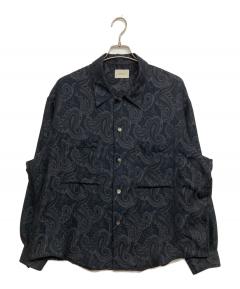 中古・古着通販】Sefr (セファ) RIKU SHIRT ウールシャツ ピンク 