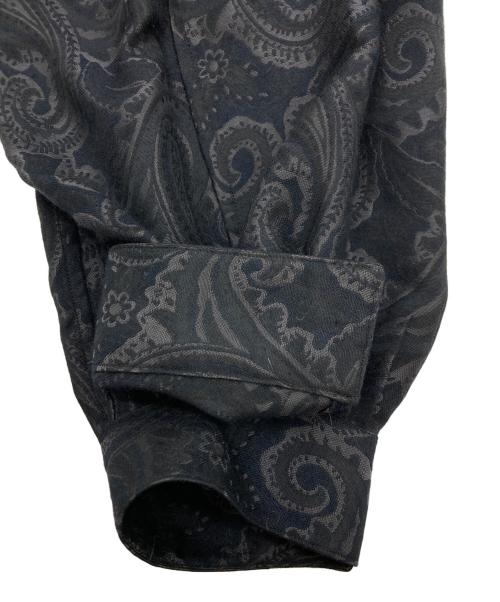 superNova（スーパーノヴァ）superNova (スーパーノヴァ) ジャガードペイズリー長袖シャツ ブラック サイズ:SIZE Sの古着・服飾アイテム