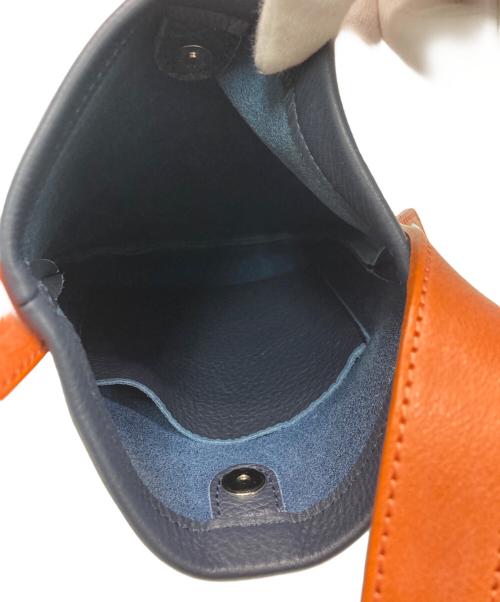 HENDER SCHEME（エンダースキーマ）HENDER SCHEME (エンダースキーマ) ショルダーバッグ ネイビー×オレンジ サイズ:実寸サイズをご参照下さい。の古着・服飾アイテム
