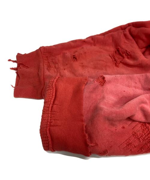 READYMADE（レディメイド）READYMADE (レディメイド) DOUBLE FACE HOODIE レッド サイズ:Mの古着・服飾アイテム