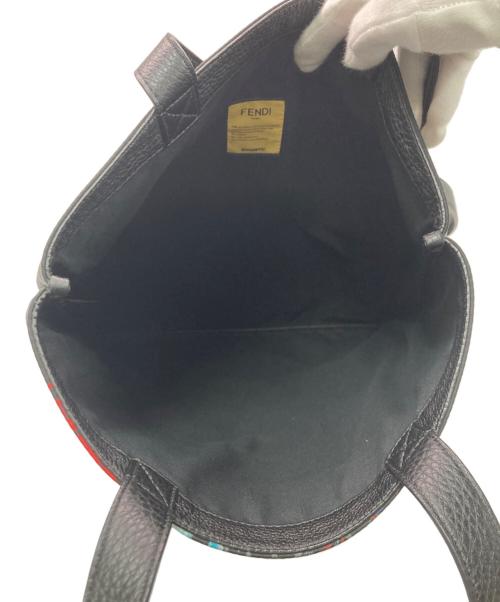 FENDI（フェンディ）FENDI (フェンディ) ノエル・フィールディング コラボ レザートートバッグ ブラック サイズ:実寸サイズをご参照下さい。の古着・服飾アイテム