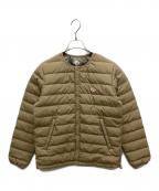 DANTONダントン）の古着「WOMEN'S CREWNECK INNER DOWN JACKET」｜ベージュ