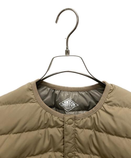 DANTON（ダントン）DANTON (ダントン) WOMEN'S CREWNECK INNER DOWN JACKET ベージュ サイズ:S 未使用品の古着・服飾アイテム