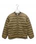 DANTON（ダントン）の古着「WOMEN'S CREWNECK INNER DOWN JACKET」｜ベージュ