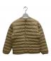 DANTON (ダントン) WOMEN'S CREWNECK INNER DOWN JACKET ベージュ サイズ:S 未使用品：13000円