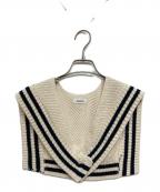 BASICKSベイシックス）の古着「BS Detachble Knit Sailor Collar」｜ベージュ