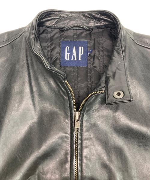 GAP（ギャップ）GAP (ギャップ) シングルライダースジャケット ブラック サイズ:SIZE XSの古着・服飾アイテム