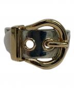 HERMESエルメス）の古着「ブックルセリエ コンビリング」｜シルバー