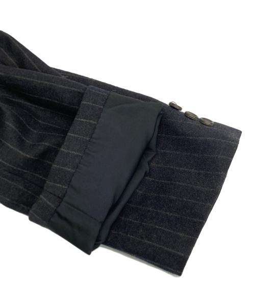 COMME des GARCONS HOMME DEUX（コムデギャルソン オム ドゥ）COMME des GARCONS HOMME DEUX (コムデギャルソン オム ドゥ) 90sウールストライプテーラードジャケット ブラック サイズ:SIZE XLの古着・服飾アイテム