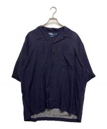 POLO RALPH LAUREN（ポロ・ラルフローレン）の古着「開襟 半袖シャツ」｜ネイビー