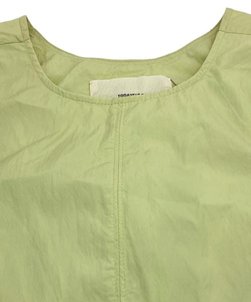 TODAYFUL（トゥデイフル）TODAYFUL (トゥデイフル) Back Gather Dress 黄緑 サイズ:SIZE36 未使用品の古着・服飾アイテム