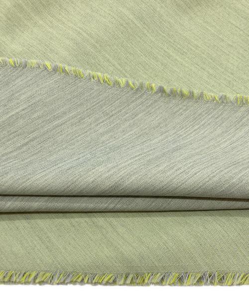 Adam et Rope（アダム エ ロペ）Adam et Rope (アダム エ ロペ) シャンブレーツイルベアワンピース 黄緑 サイズ:SIZE 36 未使用品の古着・服飾アイテム