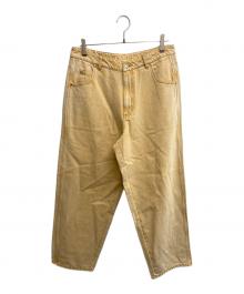 WISM（ウィズム）の古着「PRODUCT BAGGY DENIM PANT」｜ブラウン