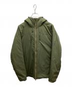 MAMMUTマムート）の古着「Rime IN Flex Hooded Jacket」｜オリーブ