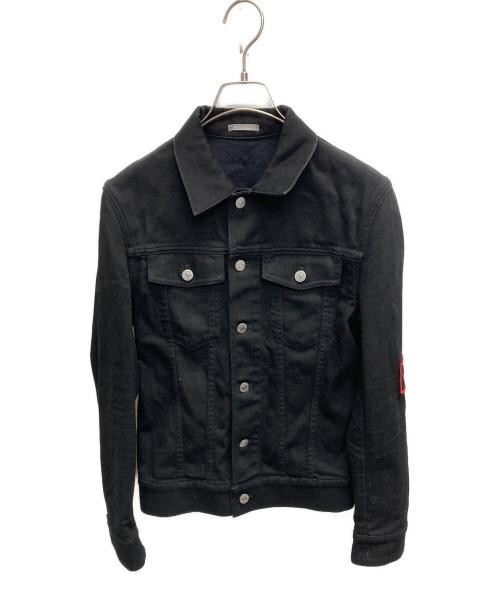 DIOR HOMME（ディオール オム）DIOR HOMME (ディオール オム) Patched Denim Jacket ブラック サイズ:44の古着・服飾アイテム