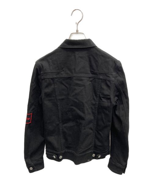DIOR HOMME（ディオール オム）DIOR HOMME (ディオール オム) Patched Denim Jacket ブラック サイズ:44の古着・服飾アイテム