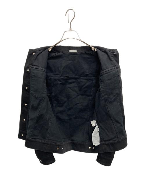 DIOR HOMME（ディオール オム）DIOR HOMME (ディオール オム) Patched Denim Jacket ブラック サイズ:44の古着・服飾アイテム