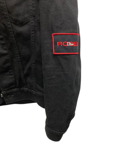 DIOR HOMME（ディオール オム）DIOR HOMME (ディオール オム) Patched Denim Jacket ブラック サイズ:44の古着・服飾アイテム