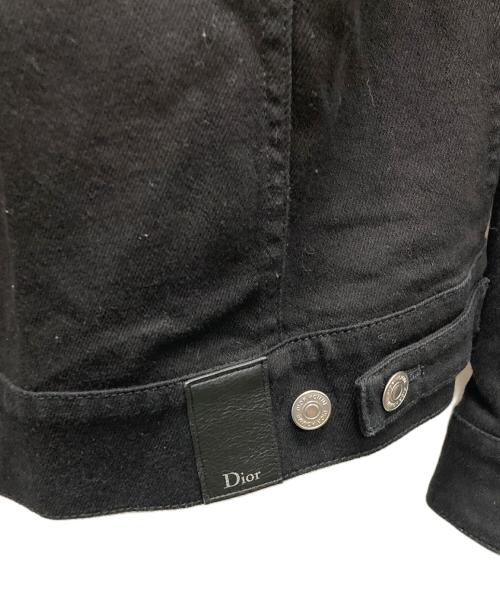 DIOR HOMME（ディオール オム）DIOR HOMME (ディオール オム) Patched Denim Jacket ブラック サイズ:44の古着・服飾アイテム