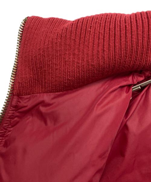 DOLCE & GABBANA（ドルチェ＆ガッバーナ）DOLCE & GABBANA (ドルチェ＆ガッバーナ) ダウンジャケット レッド サイズ:SIZE 46の古着・服飾アイテム