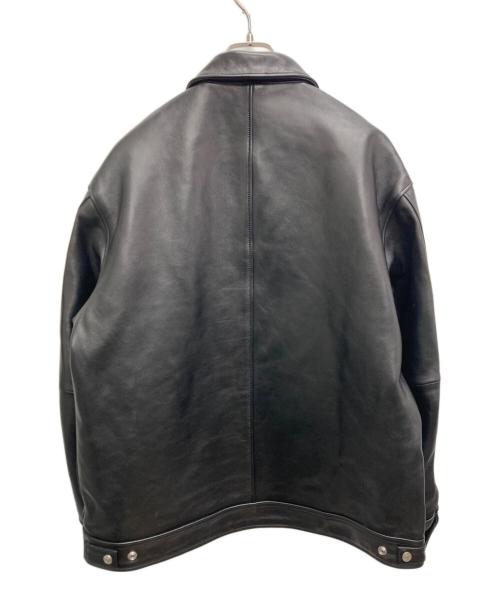 Schott（ショット）Schott (ショット) シープレザートラッカージャケット ブラック サイズ:XLの古着・服飾アイテム