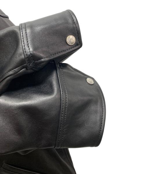 Schott（ショット）Schott (ショット) シープレザートラッカージャケット ブラック サイズ:XLの古着・服飾アイテム