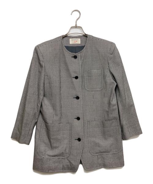 GIVENCHY Life（ジバンシー ライフ）GIVENCHY Life (ジバンシー ライフ) ノーカラーコート ブラック サイズ:SIZE 9の古着・服飾アイテム