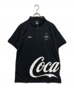 F.C.R.B.エフシーレアルブリストル）の古着「COCA-COLA POLO」｜ブラック
