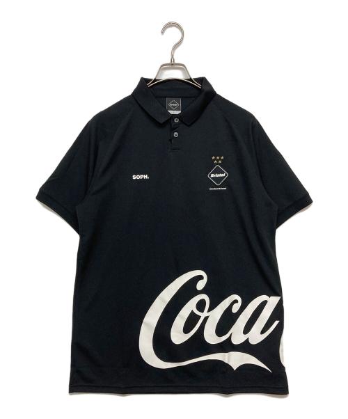 F.C.R.B.（エフシーレアルブリストル）F.C.R.B. (エフシーレアルブリストル) COCA-COLA POLO ブラック サイズ:SIZE L 未使用品の古着・服飾アイテム
