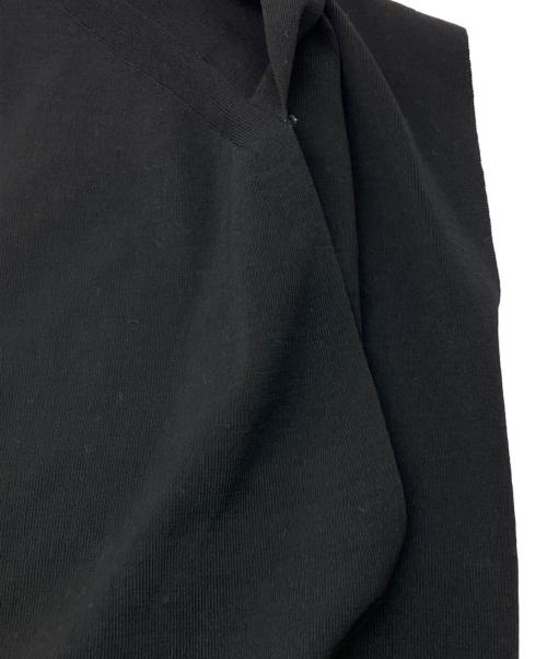 AURALEE（オーラリー）AURALEE (オーラリー) ハイゲーニットスキッパーワンピース ブラック サイズ:SIZE0の古着・服飾アイテム