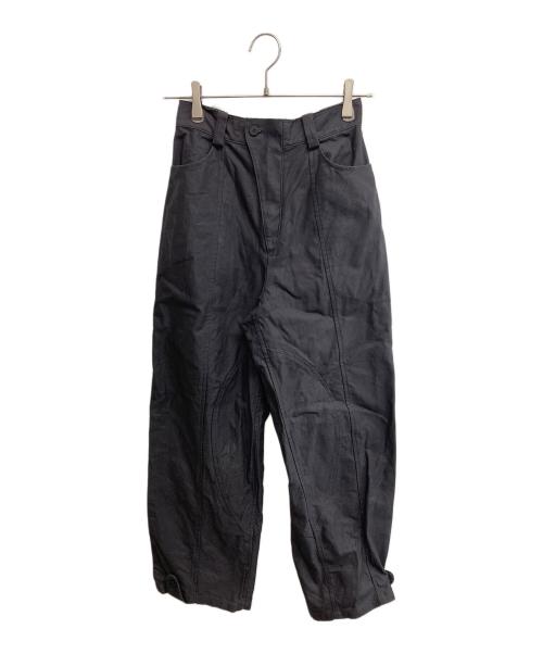 edition（エディション）edition (エディション) コットンミリタリー パッチワークパンツ ブラック サイズ:SIZE36の古着・服飾アイテム