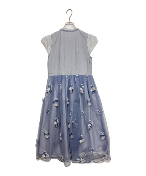 CHESTY（チェスティ）CHESTY (チェスティ) ブロッサムチュールワンピース ホワイト サイズ:SIZE 1の古着・服飾アイテム