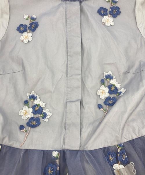 CHESTY（チェスティ）CHESTY (チェスティ) ブロッサムチュールワンピース ホワイト サイズ:SIZE 1の古着・服飾アイテム