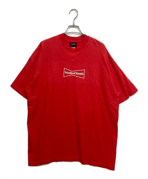 WASTED YOUTH（ウェイステッドユース）WASTED YOUTH (ウェイステッドユース) BEAMS (ビームス) プリントTシャツ レッド サイズ:SIZE XL 未使用品の古着・服飾アイテム