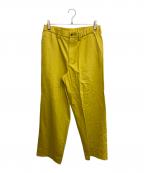 ISSEY MIYAKE MENイッセイミヤケメン）の古着「テーパードパンツ」｜イエロー