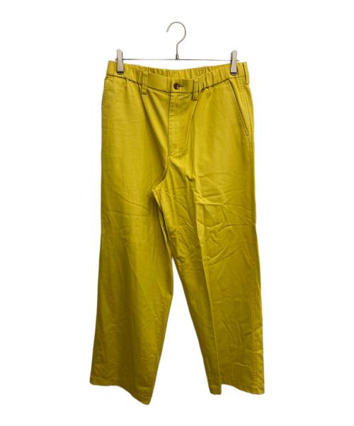ISSEY MIYAKE MEN（イッセイミヤケメン）ISSEY MIYAKE MEN (イッセイミヤケメン) テーパードパンツ イエロー サイズ:SIZE3の古着・服飾アイテム