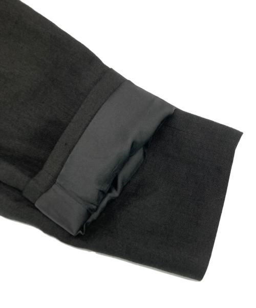 SOFTHYPHEN（ソフトハイフン）SOFTHYPHEN (ソフトハイフン) SQUARE SHOULDER LINEN JACKET ブラック サイズ:size 03 未使用品の古着・服飾アイテム