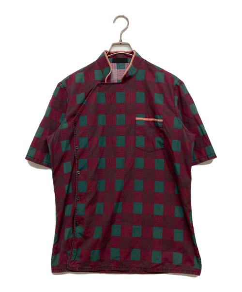 PRADA（プラダ）PRADA (プラダ) シャツ ボルドー サイズ:SIZE Lの古着・服飾アイテム