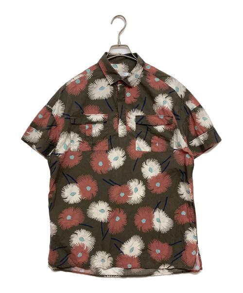 VALENTINO（ヴァレンティノ）VALENTINO (ヴァレンティノ) アロハシャツ ブラウン サイズ:SIZE40の古着・服飾アイテム