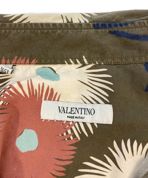 VALENTINO（ヴァレンティノ）VALENTINO (ヴァレンティノ) アロハシャツ ブラウン サイズ:SIZE40の古着・服飾アイテム