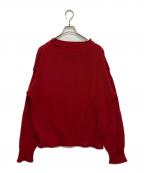 Maison Margielaメゾンマルジェラ）の古着「コットンハイネックロールニット」｜レッド