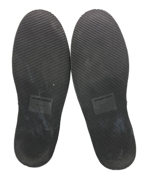 ANN DEMEULEMEESTER（アンドゥムルメステール）ANN DEMEULEMEESTER (アンドゥムルメステール) LOW-TOP SNEAKERS ブラック サイズ:44の古着・服飾アイテム