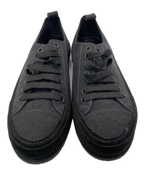 ANN DEMEULEMEESTER（アンドゥムルメステール）ANN DEMEULEMEESTER (アンドゥムルメステール) LOW-TOP SNEAKERS ブラック サイズ:44の古着・服飾アイテム