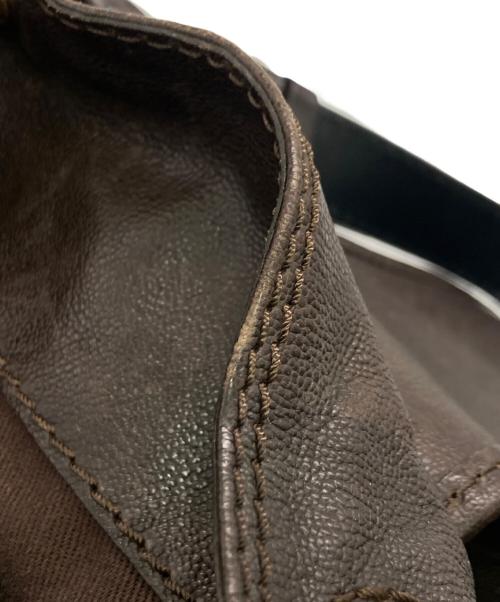 Chloe（クロエ）Chloe (クロエ) レザートートバッグ ブラウンの古着・服飾アイテム