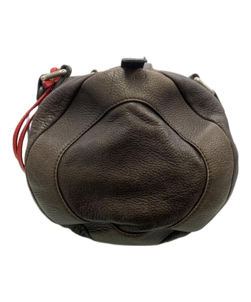 Chloe（クロエ）Chloe (クロエ) レザーボストンバッグ ブラウンの古着・服飾アイテム