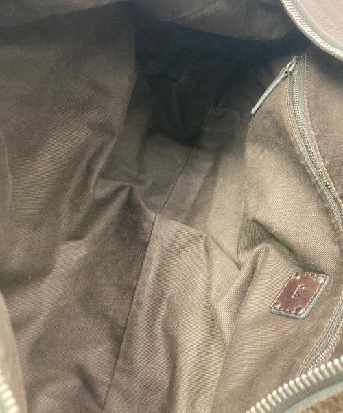 Chloe（クロエ）Chloe (クロエ) レザーボストンバッグ ブラウンの古着・服飾アイテム